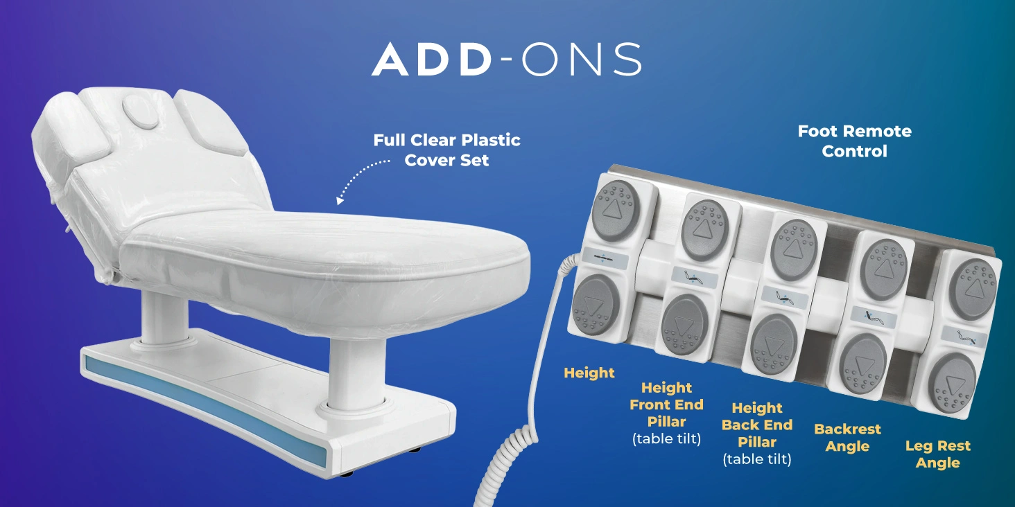 Aluma Electric Spa Treatment Table Addons