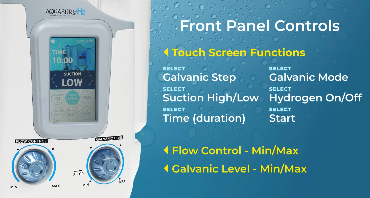 Aquasure H2 Hydro-Dermabrasion & Water Galvanic Facial Machine