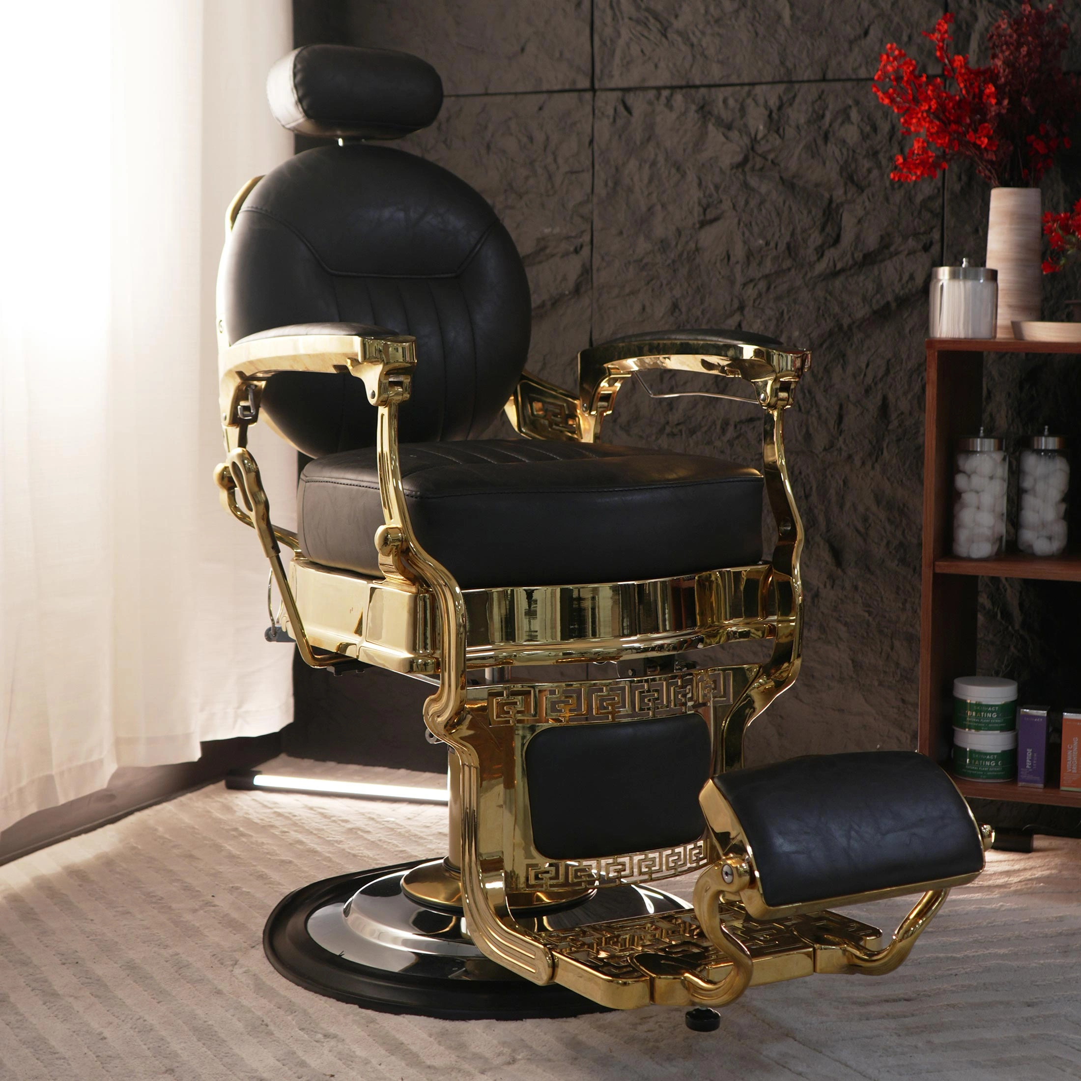 アメリカンヴィンテージバーバー椅子 Amazon.com: Artist hand Vintage Barber Chair Heavy Duty